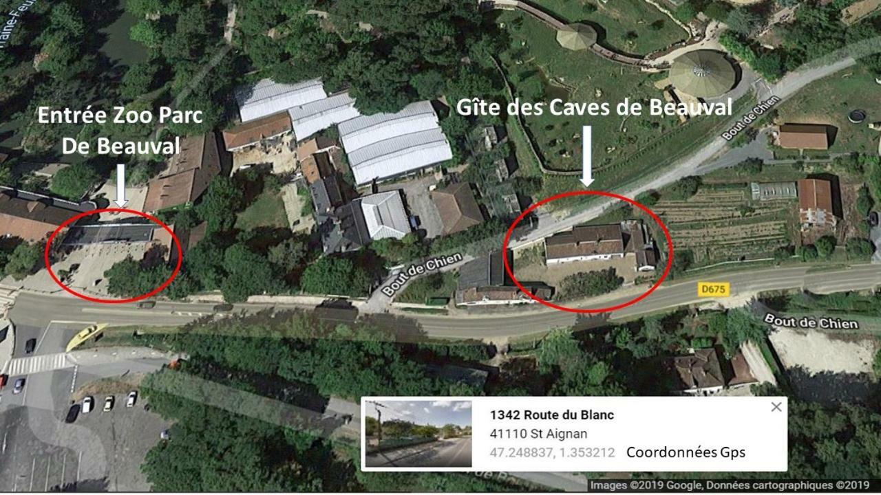 Gite Caves De Beauval Saint-Aignan  Kültér fotó